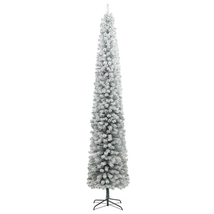Künstlicher Weihnachtsbaum mit LED-Beleuchtung Grün und Weiß