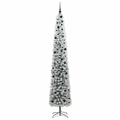 Künstlicher Weihnachtsbaum mit LED-Beleuchtung Grün und Weiß
