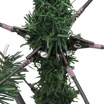 Künstlicher klappbarer Weihnachtsbaum mit Tannenzapfen 150 cm