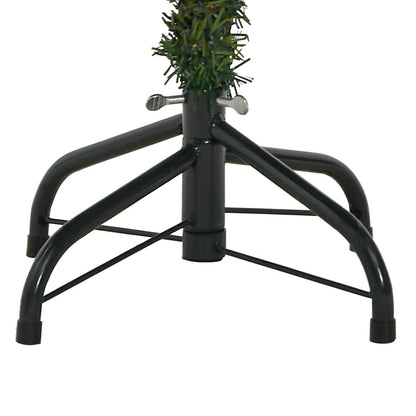 Künstlicher klappbarer Weihnachtsbaum mit Tannenzapfen 150 cm
