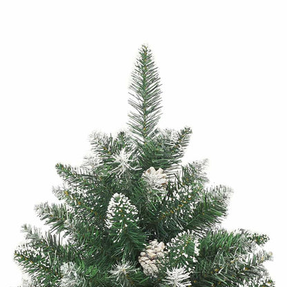 Künstlicher Weihnachtsbaum mit 150 LEDs mit Ständer Grün 150 cm