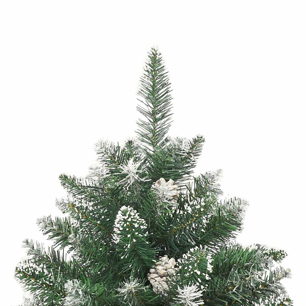 Künstlicher Weihnachtsbaum mit 150 LEDs mit Ständer Grün 150 cm