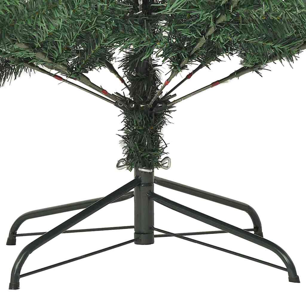 Künstlicher Weihnachtsbaum mit 300 LEDs mit Ständer Grün 210 cm
