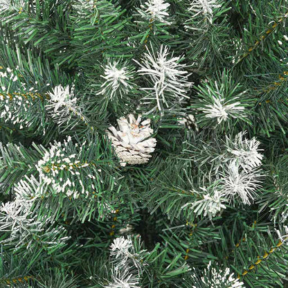 Künstlicher Weihnachtsbaum mit 300 LEDs mit Ständer Grün 210 cm