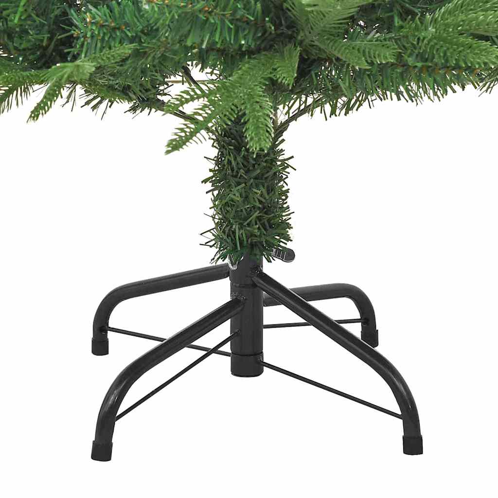 Künstlicher vorbeleuchteter Weihnachtsbaum mit Kugelset Grün