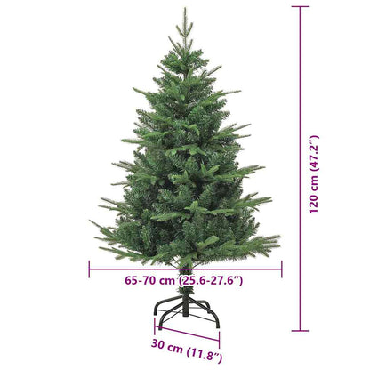 Künstlicher vorbeleuchteter Weihnachtsbaum mit Kugelset Grün