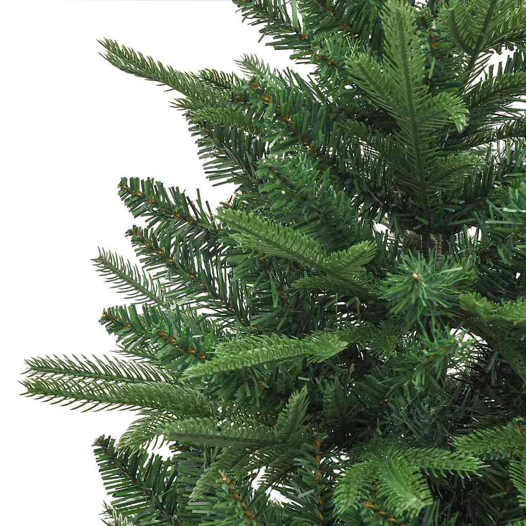 Künstlicher vorbeleuchteter Weihnachtsbaum mit Kugelset Grün