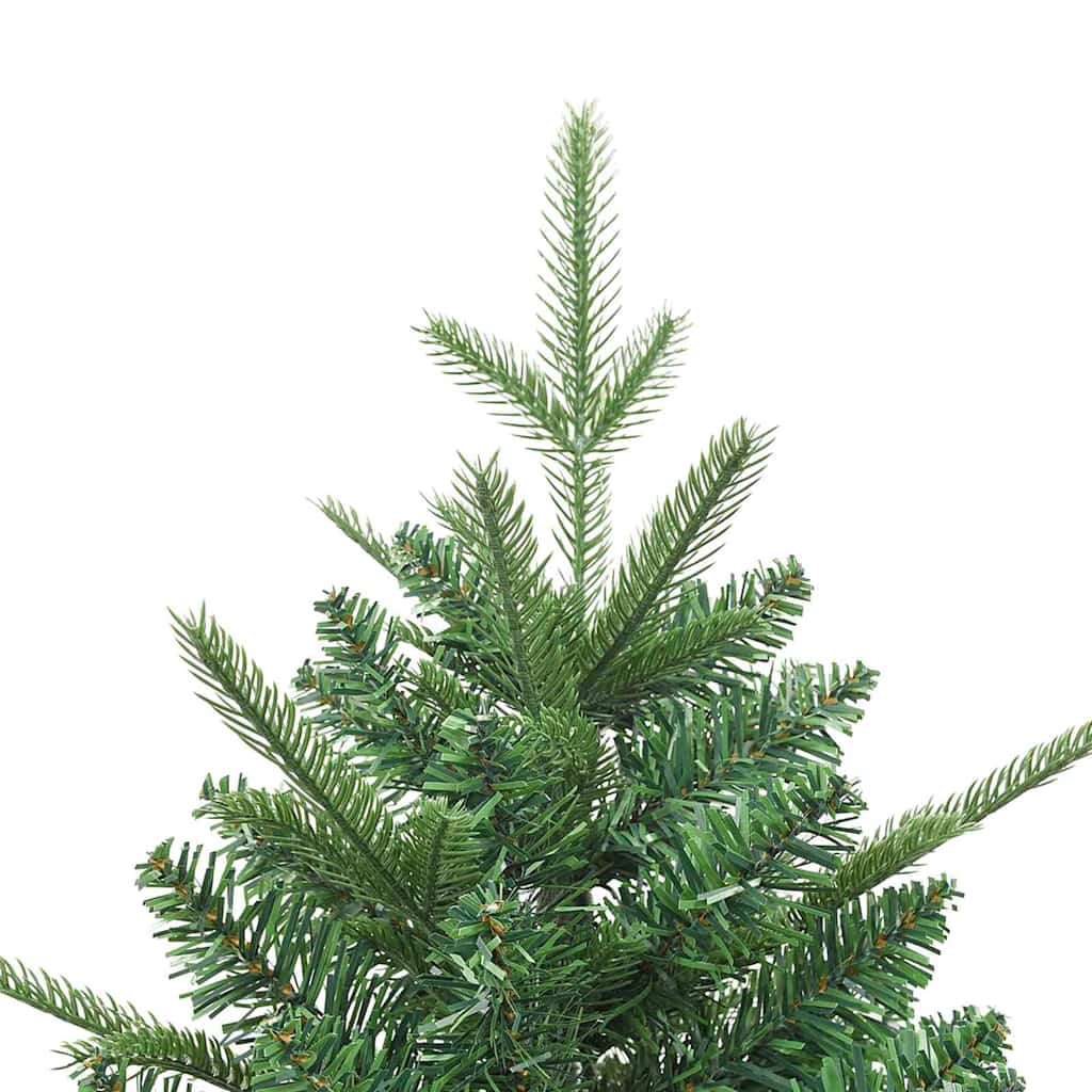 Künstlicher vorbeleuchteter Weihnachtsbaum mit Kugelset Grün