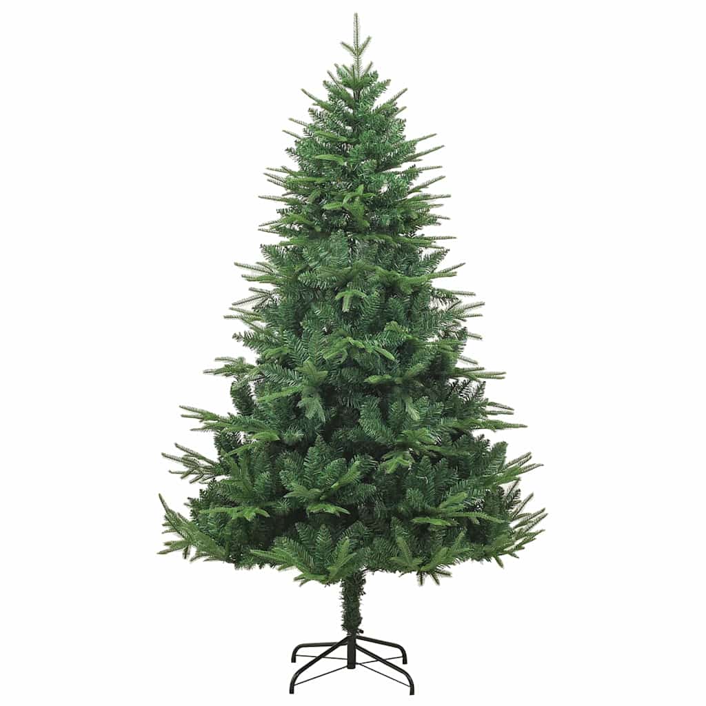 Künstlicher vorbeleuchteter Weihnachtsbaum mit Kugelset Grün