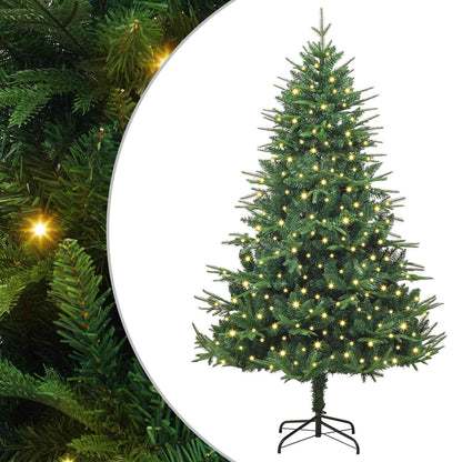 Künstlicher vorbeleuchteter Weihnachtsbaum 300 LEDs Warmes Weiß