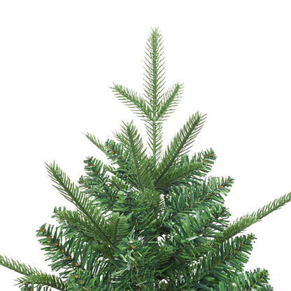 Künstlicher vorbeleuchteter Weihnachtsbaum mit Kugelset Grün