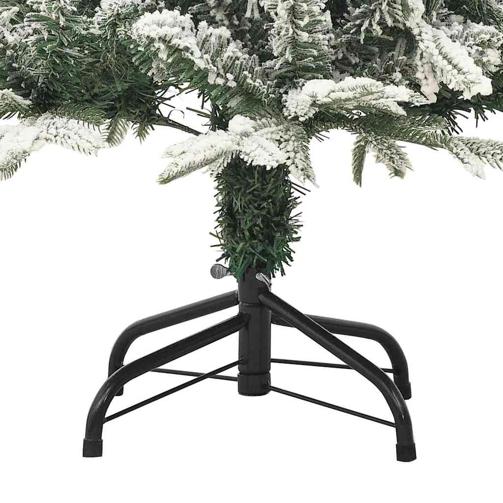 Künstlicher vorbeleuchteter Weihnachtsbaum mit Kugelset Grün
