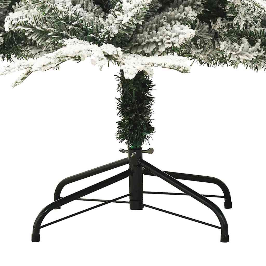Künstlicher vorbeleuchteter Weihnachtsbaum mit Kugelset Grün
