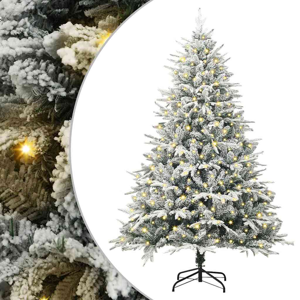Künstlicher vorbeleuchteter Weihnachtsbaum Grün 180 cm