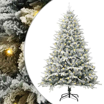 Künstlicher vorbeleuchteter Weihnachtsbaum Grün 180 cm