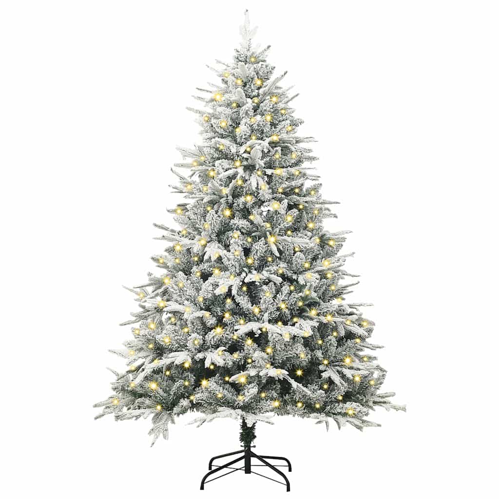 Künstlicher vorbeleuchteter Weihnachtsbaum Grün 180 cm