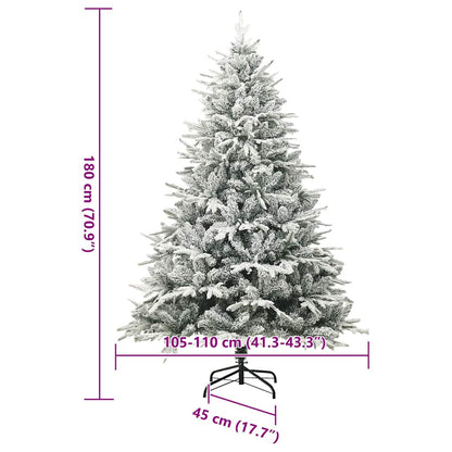 Künstlicher vorbeleuchteter Weihnachtsbaum Grün 180 cm
