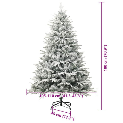 Künstlicher vorbeleuchteter Weihnachtsbaum mit Kugelset Grün
