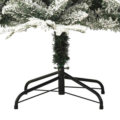 Künstlicher vorbeleuchteter Weihnachtsbaum mit Kugelset Grün