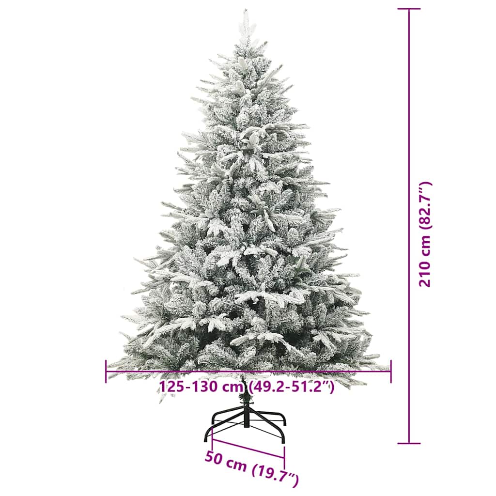 Künstlicher vorbeleuchteter Weihnachtsbaum mit Kugelset Grün