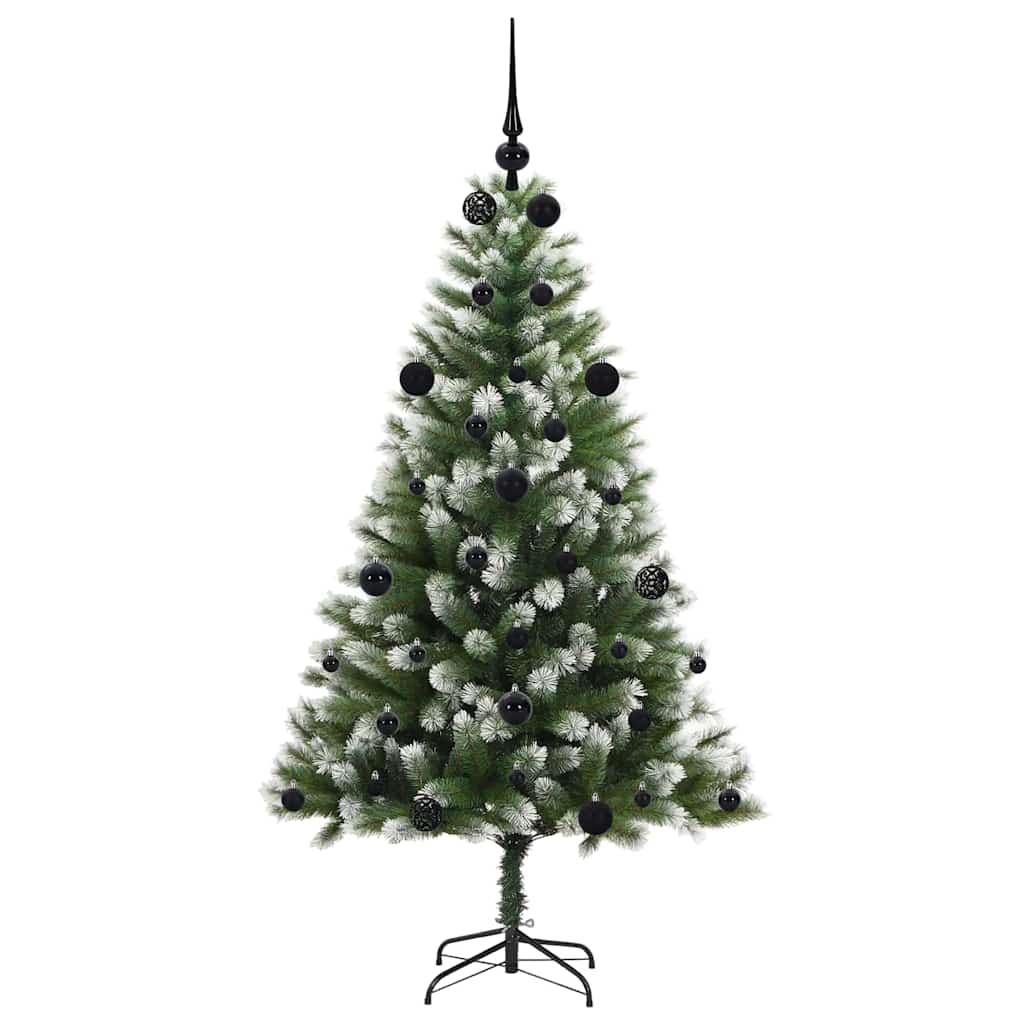 Künstlicher schwenkbarer Weihnachtsbaum mit flockigem Schnee