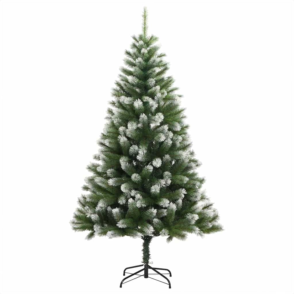 Künstlicher schwenkbarer Weihnachtsbaum mit flockigem Schnee