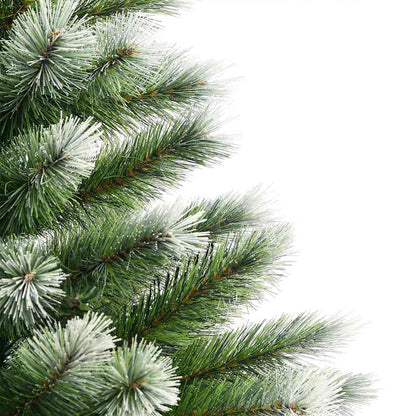 Künstlicher schwenkbarer Weihnachtsbaum mit flockigem Schnee