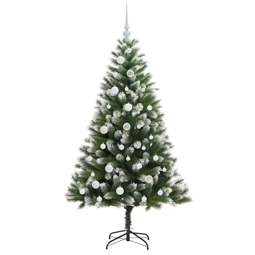 Künstlicher schwenkbarer Weihnachtsbaum mit flockigem Schnee