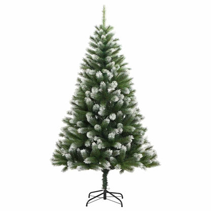 Künstlicher schwenkbarer Weihnachtsbaum mit flockigem Schnee