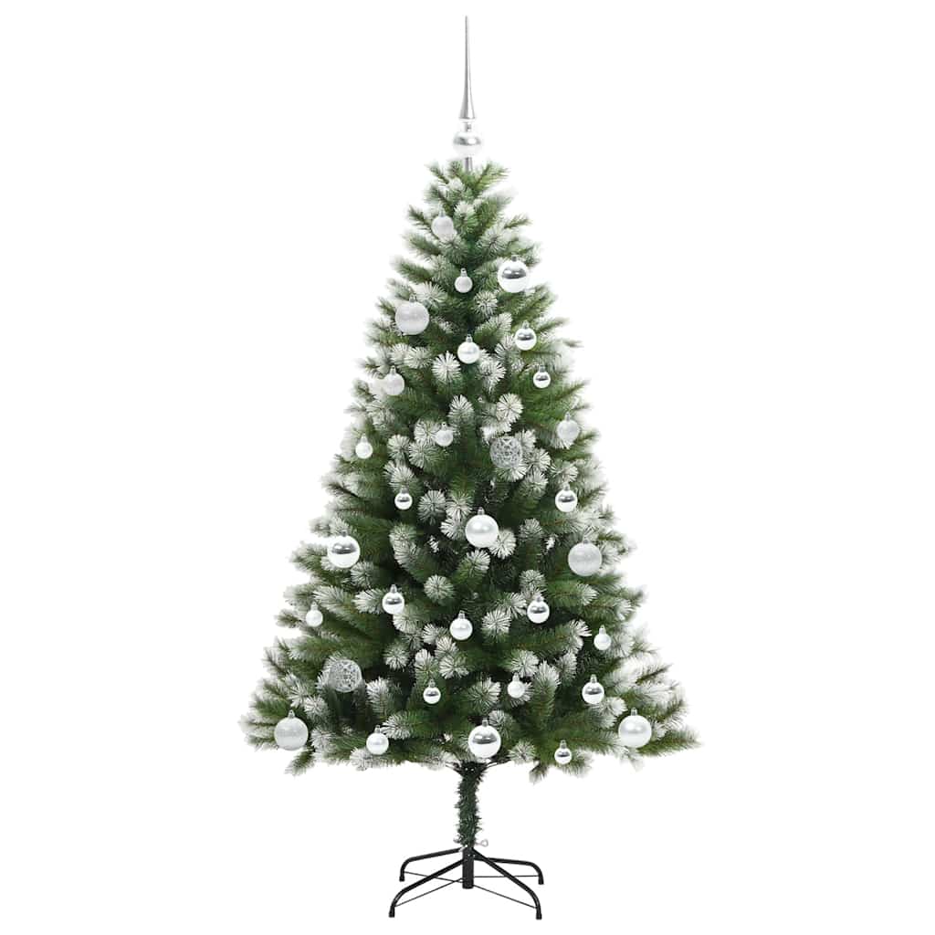 Künstlicher schwenkbarer Weihnachtsbaum mit flockigem Schnee