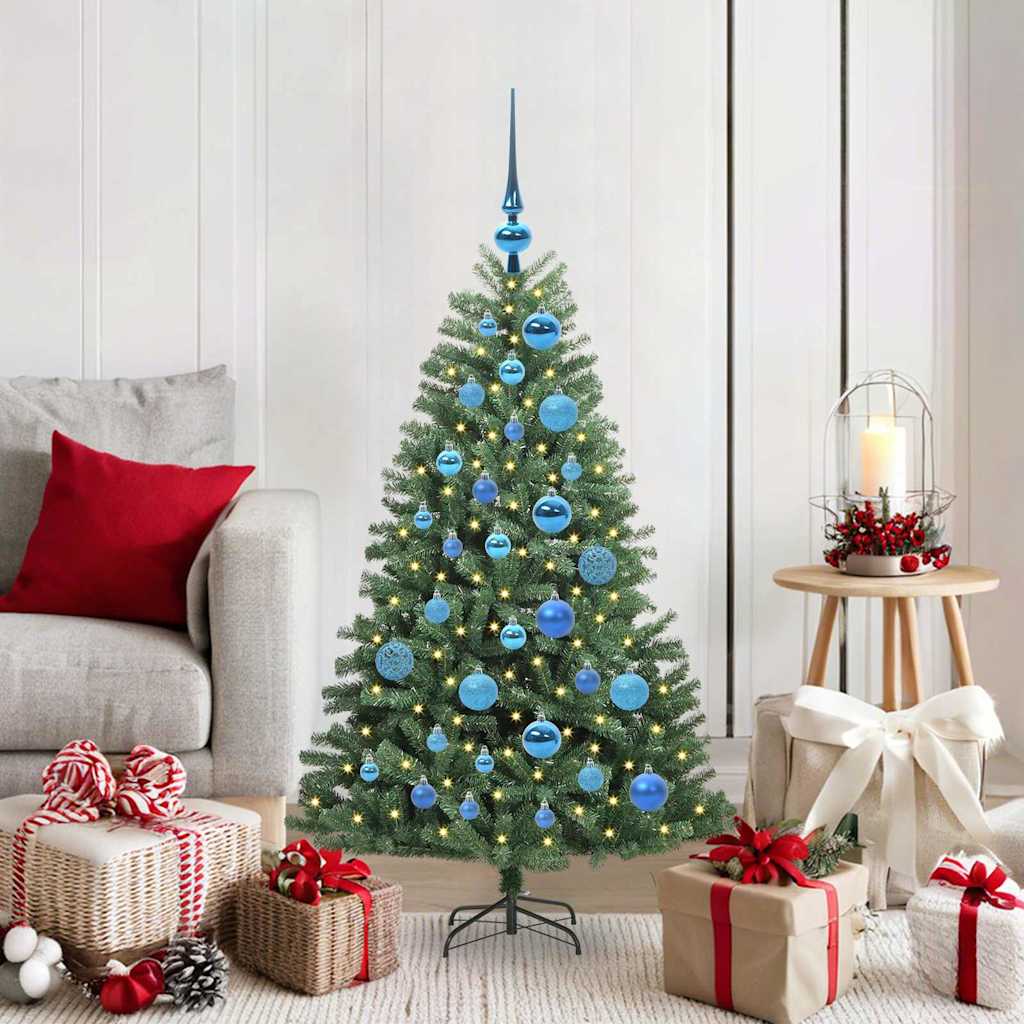 Künstlicher klappbarer Weihnachtsbaum Grün 120 cm