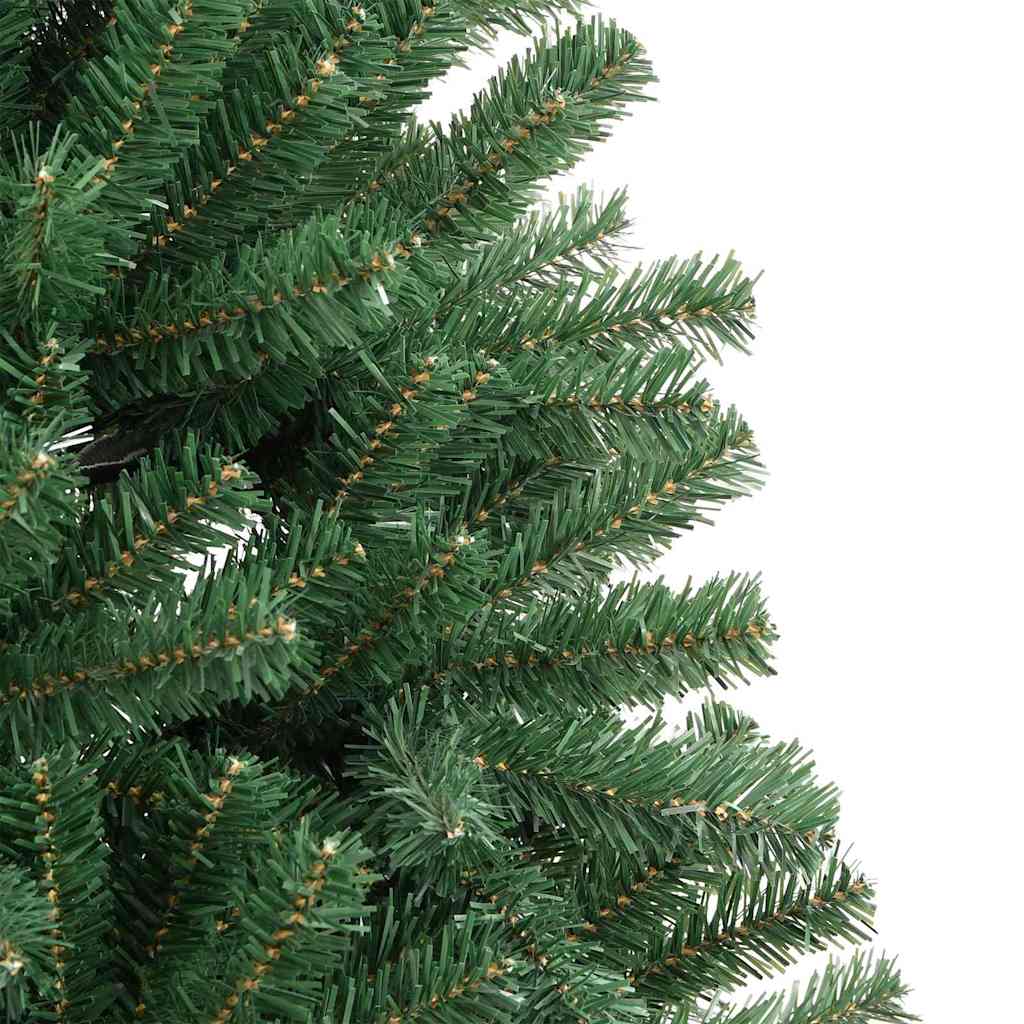 Künstlicher klappbarer Weihnachtsbaum mit 150 LEDs Grün 150 cm