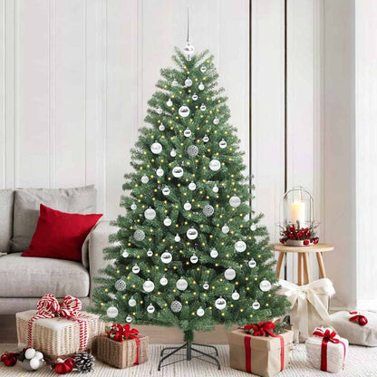 Künstlicher klappbarer Weihnachtsbaum Grün 180 cm
