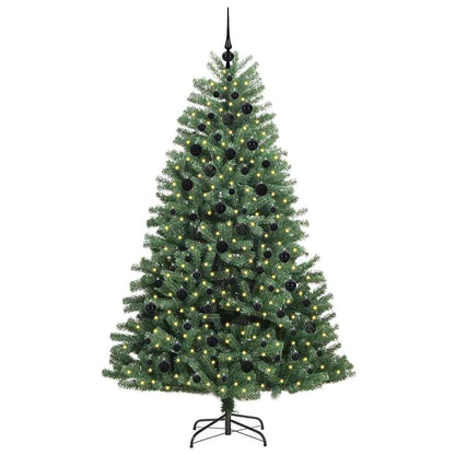 Künstlicher klappbarer Weihnachtsbaum Grün 210 cm