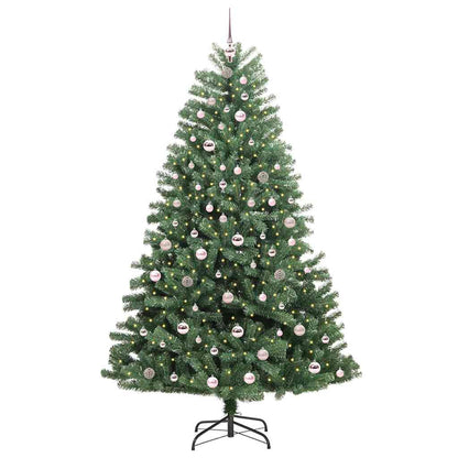 Künstlicher klappbarer Weihnachtsbaum Grün 210 cm