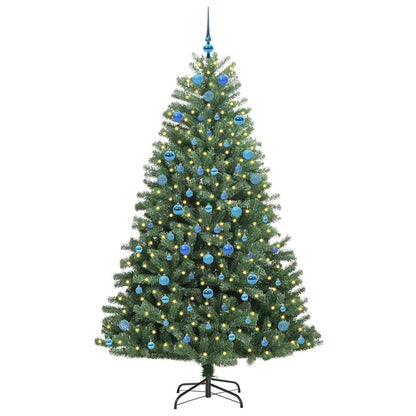 Künstlicher klappbarer Weihnachtsbaum Grün 210 cm
