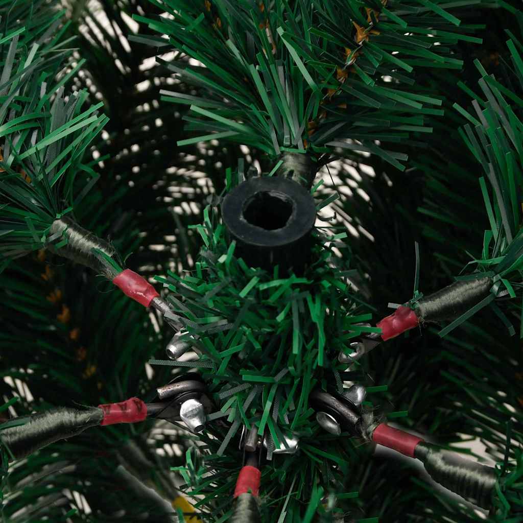 Künstlicher Weihnachtsbaum mit 150 LEDs mit Ständer Grün 150 cm