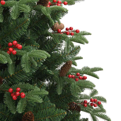 Künstlicher Weihnachtsbaum mit 300 LEDs mit Ständer Grün 180 cm
