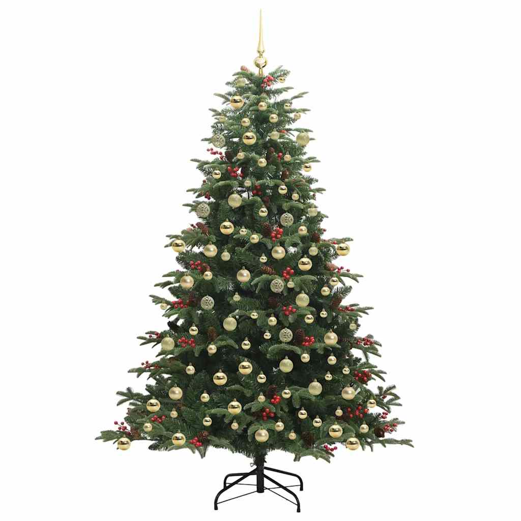 Künstlicher Weihnachtsbaum mit 300 LEDs mit Ständer Grün 210 cm