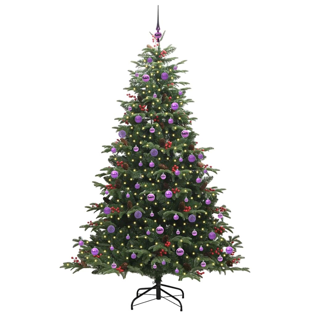 Künstlicher Weihnachtsbaum mit 300 LEDs Grün 210 cm