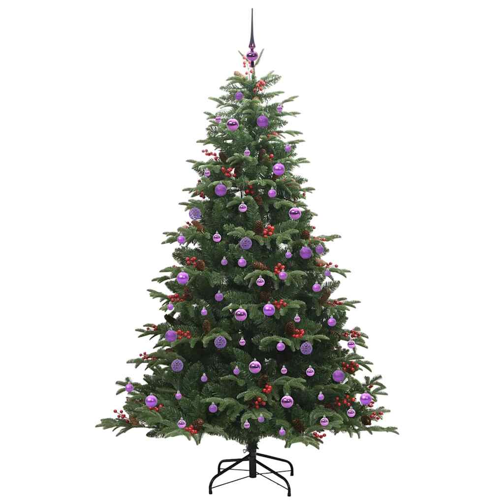 Künstlicher Weihnachtsbaum mit 300 LEDs Grün 210 cm