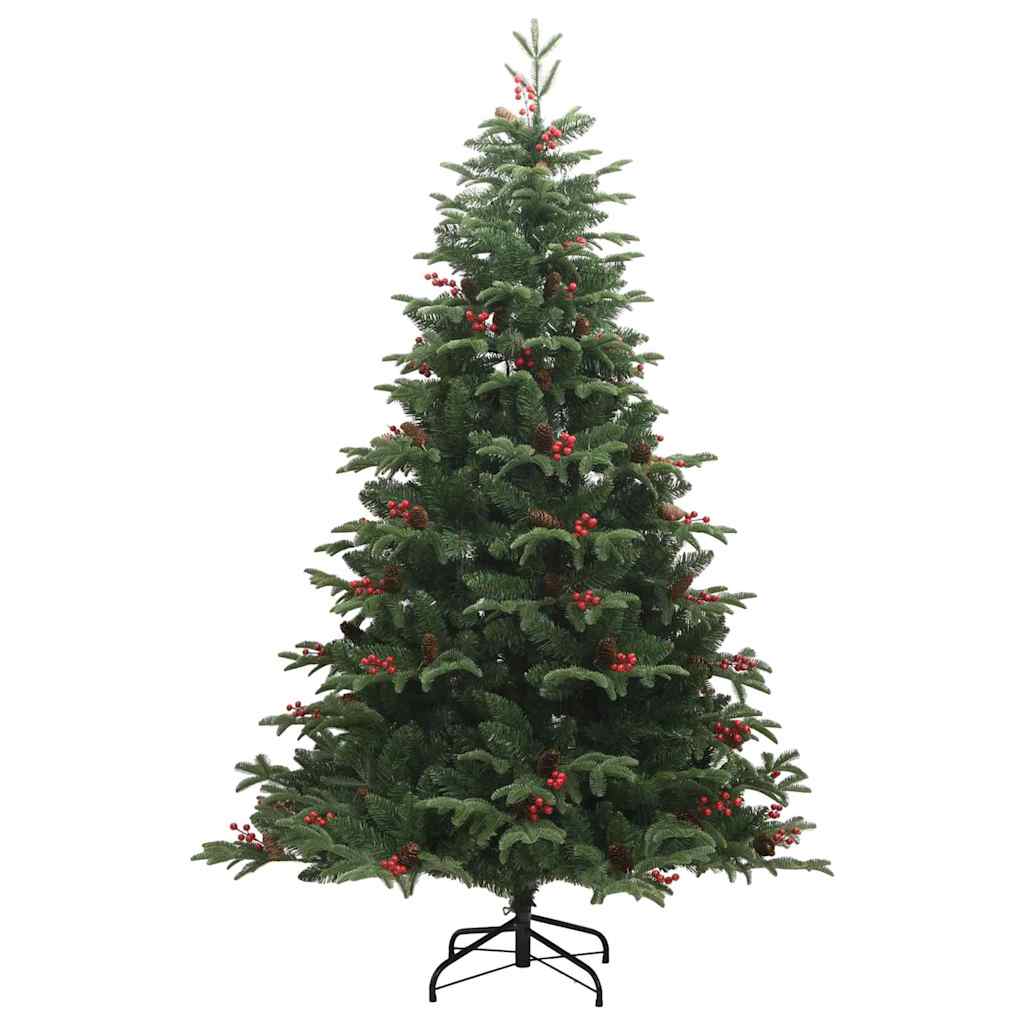 Künstlicher Weihnachtsbaum mit 300 LEDs Grün 210 cm