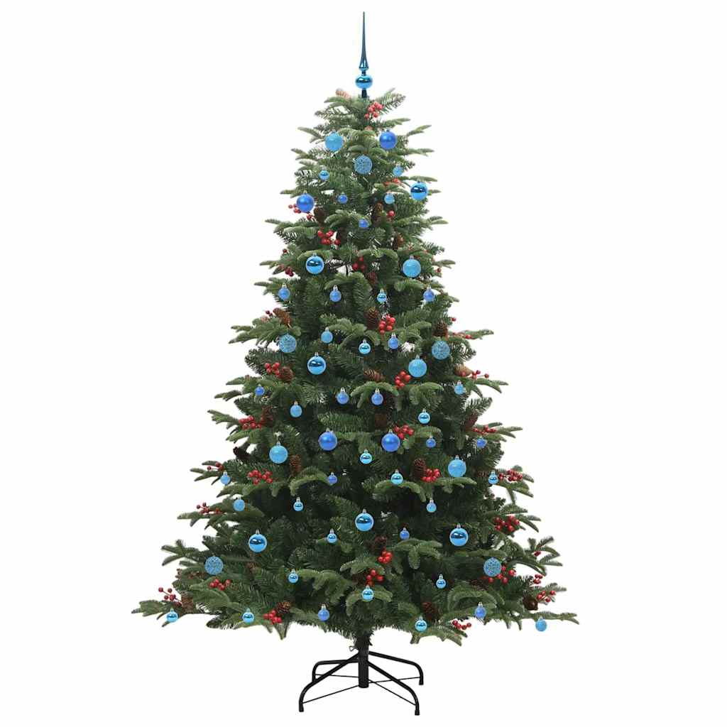 Künstlicher Weihnachtsbaum mit 300 LEDs mit Ständer Grün 210 cm