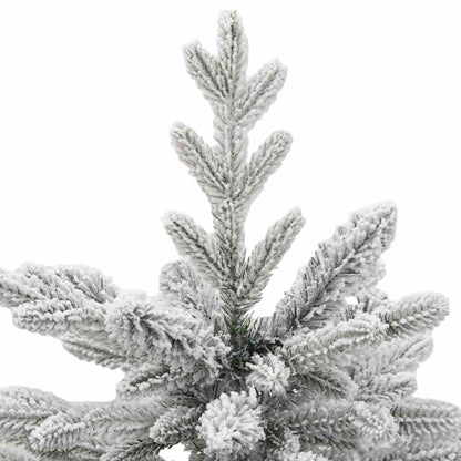Künstlicher klappbarer Weihnachtsbaum Weiß 150 cm PE und PVC