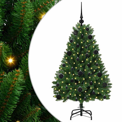 Künstlicher Weihnachtsbaum 120 cm 150 LEDs Warmes Weiß Grün