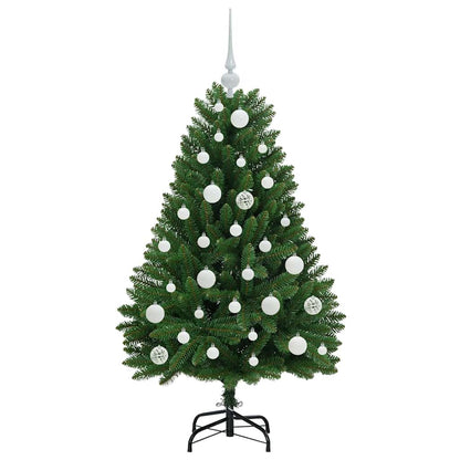 Künstlicher Weihnachtsbaum 120 cm 150 LEDs Warmes Weiß Grün