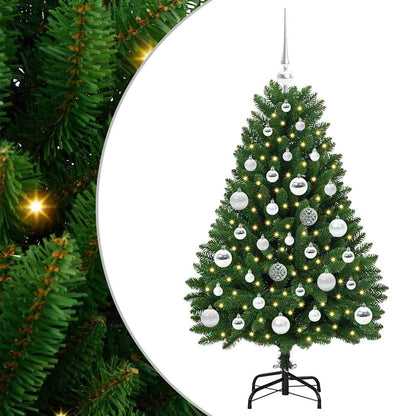 Künstlicher Weihnachtsbaum 120 cm 150 LEDs Warmes Weiß Grün