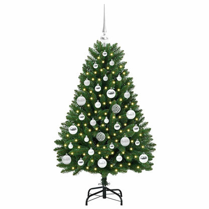 Künstlicher Weihnachtsbaum 120 cm 150 LEDs Warmes Weiß Grün