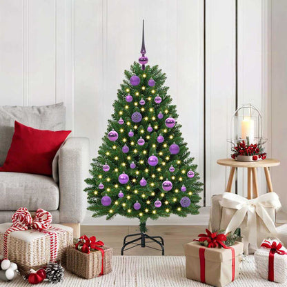 Künstlicher Weihnachtsbaum 120 cm 150 LEDs Warmes Weiß Grün