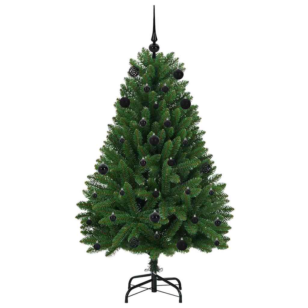 Künstlicher Weihnachtsbaum 150 cm 150 LEDs Warmes Weiß Grün